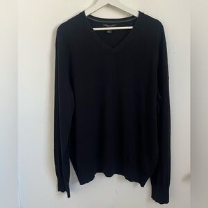 BANANA REPUBLIC Mens Luxury Blend VNeck Sweater Sz XL Silk Cashmere Cotton